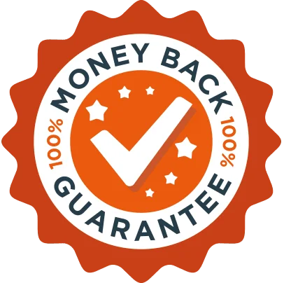 BurnYX Money Back Guarantee Seal